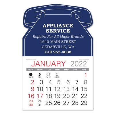 Telephone Shape Value Stick Adhesive Calendar