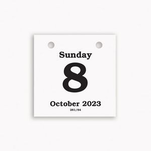 Daily Date Calendar Refill - 3x3 Small Pad