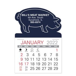 Pig Shape Value Stick Adhesive Calendar