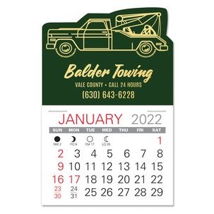Tow-Truck Shape Value Stick Adhesive Calendar