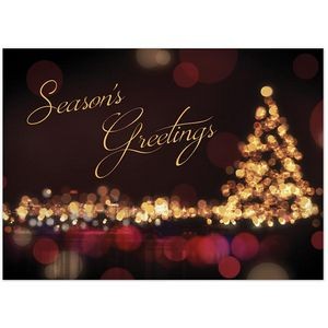 Classic-City Lights Holiday Greeting Card