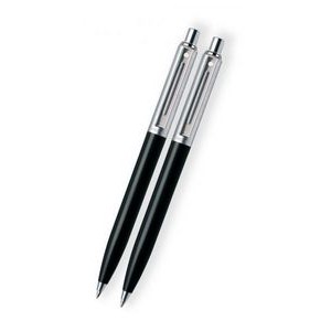 Sheaffer® Sentinel Black & Chrome Ballpoint Pen/Pencil Set