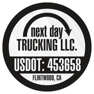 Truck Signs | Circle | 12" dia. | Clear Poly