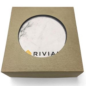 Absorbent Stone Coasters w/Upscale Digital Bkgnds | Round | 4