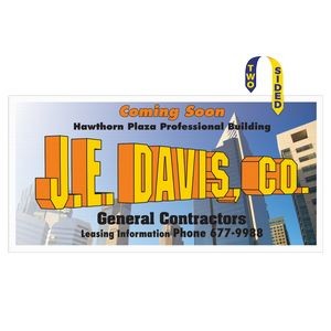 Corrugated Plastic Sign | 24" x 48" | 2 Sides | Full Color