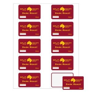 Quick & Colorful Sheeted Labels | Rectangle | 1 3/4