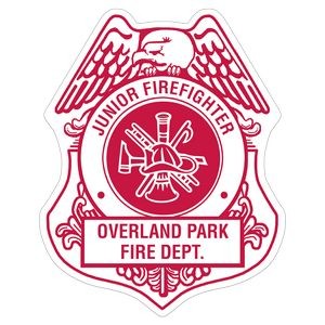 Badge Sticker on Roll | Firefighter | 2 1/2