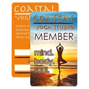 Membership Card | 2 1/8" x 3 3/8" | .020" White Durable Plastic | Full Color