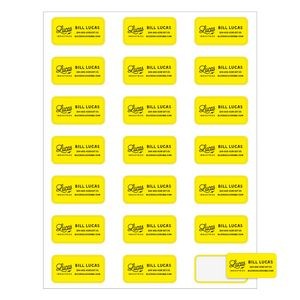 Quick & Colorful Sheeted Labels | Rectangle | 1