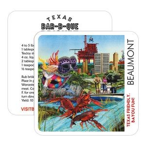 Thick & Thirsty Paperboard Coaster | Square | 4" x 4"