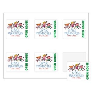 Quick & Colorful Sheeted Labels | Rectangle | 2 1/2