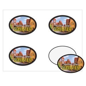 Quick & Colorful Sheeted Labels | Oval | 2 5/8" x 3 3/4"