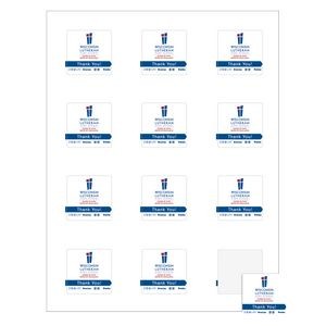 Quick & Colorful Sheeted Labels | Square | 1 3/4" x 1 3/4"