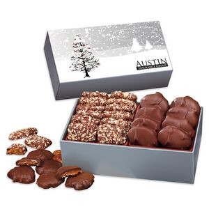 Toffee & Turtles in Gift Box with Cardinals in Tree Sleeve