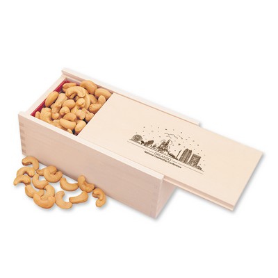 Wooden Collector's Box w/Extra Fancy Cashews