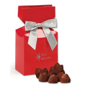 Red Gift Box w/Cocoa Dusted Truffles