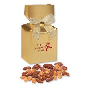 Honey Roasted Mixed Nuts in Gold Premium Delights Gift Box