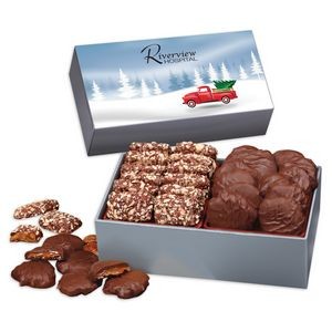 Red Truck Gift Box w/Toffee & Turtles