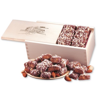 Wooden Collector's Box w/English Butter Toffee