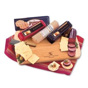 Shelf-Stable Wisconsin Variety Package w/Cutting Board