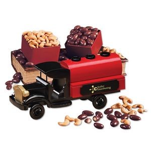 1920-Era Tank Truck with Chocolate Almonds & Extra Fancy Cashews