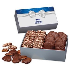 Bow Gift Box w/Toffee & Turtles