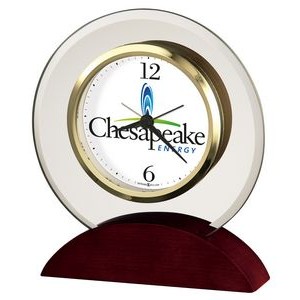 Howard Miller Dana Round Beveled Glass Clock (Full Color Dial)