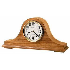 Howard Miller Nicholas Golden Oak Mantel Clock w/ Westminster Chime
