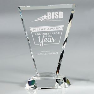 Howard Miller Vortex Clear - Large optical crystal award