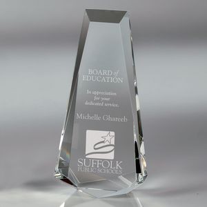 Howard Miller Matterhorn - Small optical crystal award
