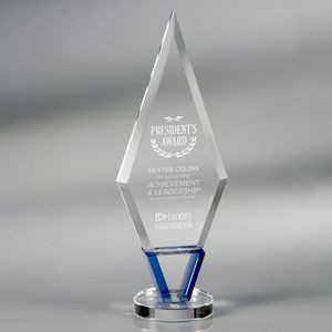Howard Miller Aspen - Large optical crystal award