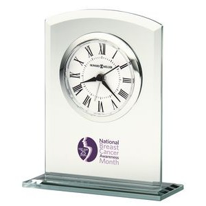 Howard Miller Medina Glass Curved Rectangle Clock