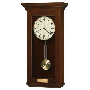 Howard Miller Continental Cherry Bordeaux Wall Clock w/ Flat Top