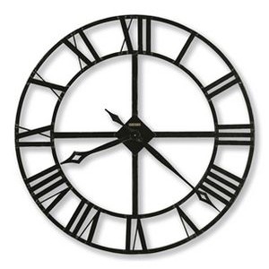 Howard Miller Lacy II wrought iron round wall clock