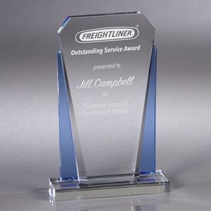 Howard Miller Keystone - Large optical crystal award