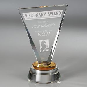 Howard Miller Solstice - Large optical crystal award
