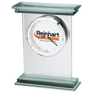Howard Miller Hightower contemporary glass tabletop clock (full custom dial)