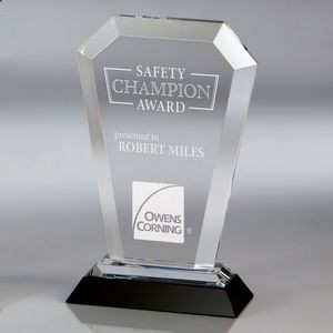 Howard Miller Esteem - Small optical crystal award