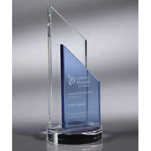 Howard Miller Sierra - Large optical crystal award