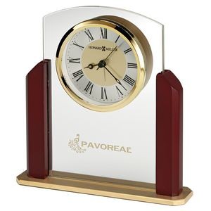 Howard Miller Winfield glass tabletop alarm clock