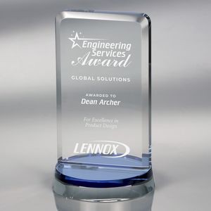 Howard Miller Harmony Blue - Large crystal award