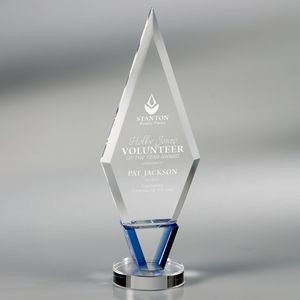 Howard Miller Aspen - Medium optical crystal award