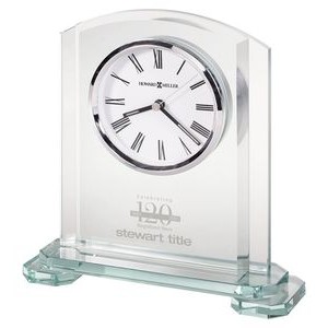 Howard Miller Stratus glass table clock