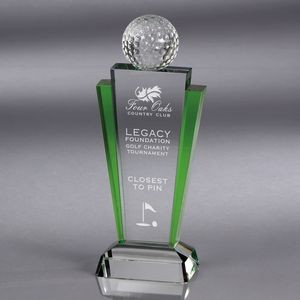 Howard Miller Meridian - Small Crystal Golf Award