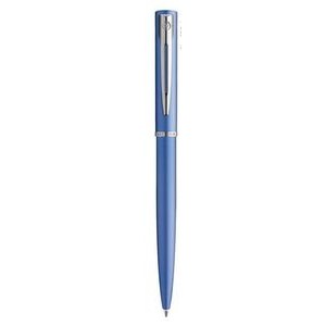 Waterman® Allure Blue Ballpoint Pen (Chrome Trim)
