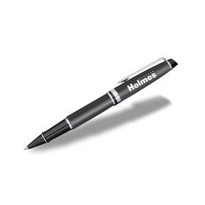 Waterman® Expert Black Lacquer Rollerball Pen w/Chrome Trim