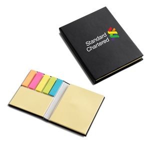 Black Jotter w/ Sticky Notes and Flags