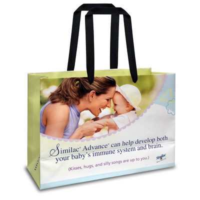 Laminated Euro-Tote Shopping Bag (16"x6"x12")