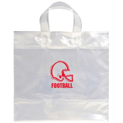 Clear Stadium Security Soft Loop Handle Bag