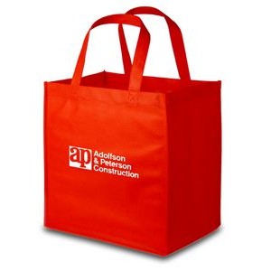 Non-Woven Polypropylene Shopping Bag (12"x8"x13")